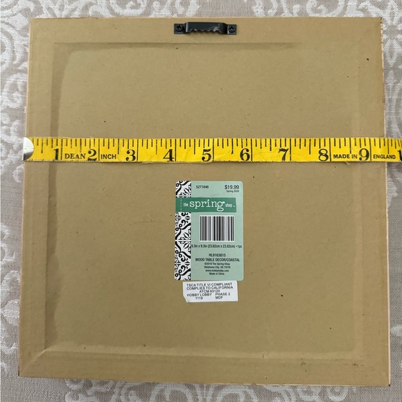 Wooden Plaque Sand Dollar - Picture 3 of 5